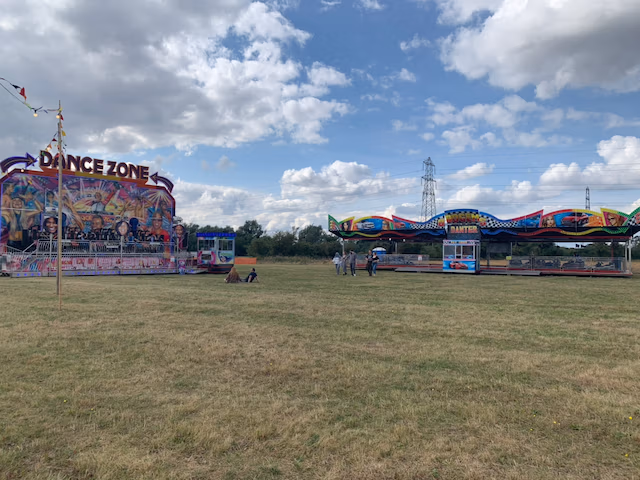 funfair amusement on the fields of lodestar